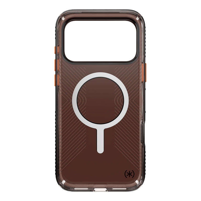Speck Presidio Lux Grip MagSafe dėklas - iPhone 17 Pro Max (Luxury Shade Matte / Orange)