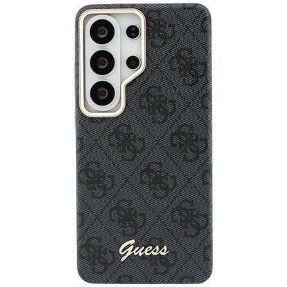 Guess 4G Script MagSafe dėklas - Samsung Galaxy S26 Ultra (juodas)