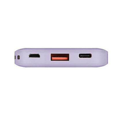 UNIQ Fuele Mini – nešiojama baterija 8000 mAh USB-C 18W Power Delivery (Levandų)