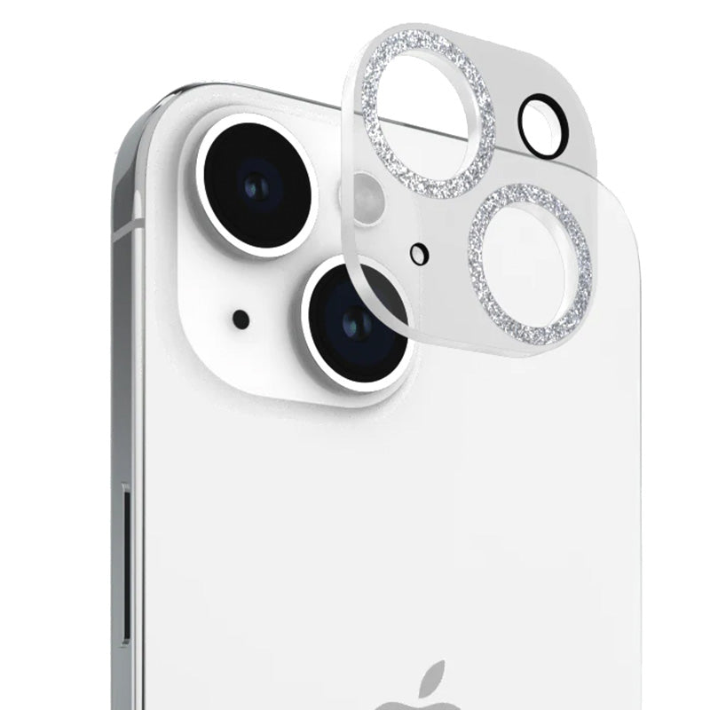 Case-Mate Sparkle lęšių apsauga – apsauginis stiklas iPhone 15 / iPhone 15 Plus kamerai (Twinkle)