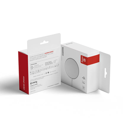 Crong MagSpot – aliumininis belaidis įkroviklis „MagSafe“ (grafitas)