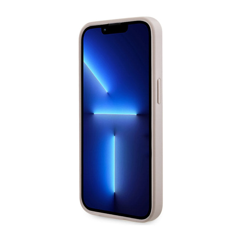 Guess 4G Printed Stripes MagSafe - "iPhone 13 Pro" dėklas (rožinis)