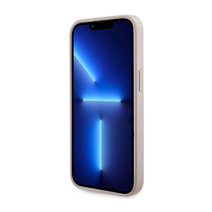 Guess 4G Printed Stripes MagSafe - "iPhone 13 Pro" dėklas (rožinis)