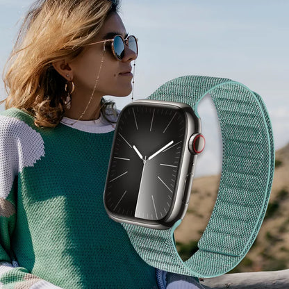 Crong Melange – magnetinis dirželis, skirtas „Apple Watch“ 44/45/46/49 mm (tirkio melanžas)