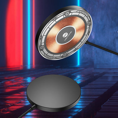 WEKOME WP-U99 Vanguard serija – „MagSafe“ 15W indukcinis įkroviklis (Juodas)