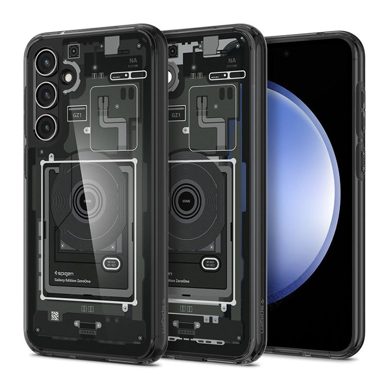 Spigen Ultra Hybrid – dėklas, skirtas Samsung Galaxy S23 FE (Zero One)