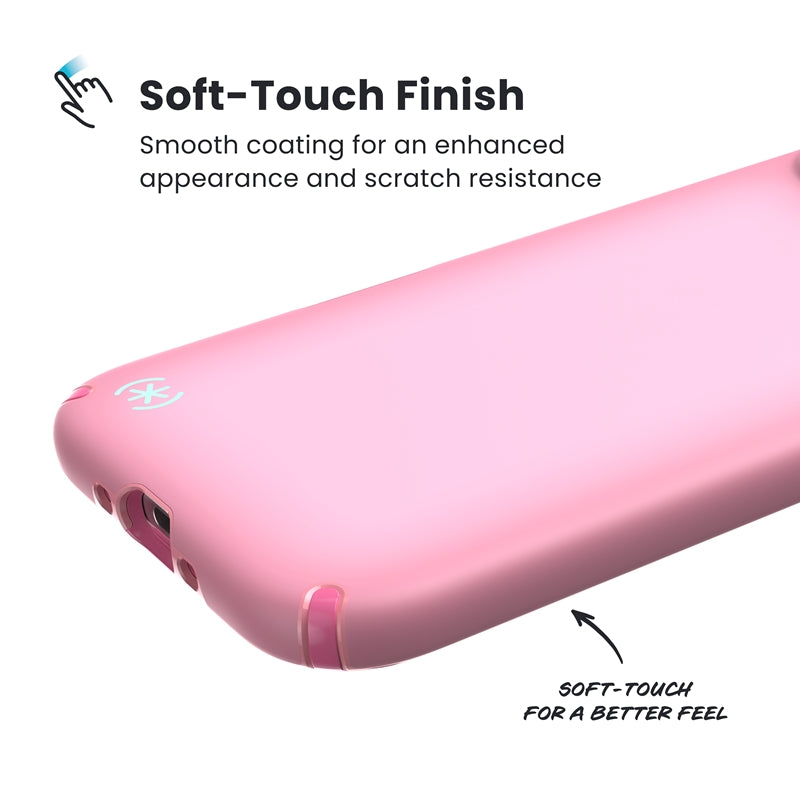 Speck Presidio Lux MagSafe - iPhone Air dėklas (Ibis Pink / Dark Ibis / Kanon Green)
