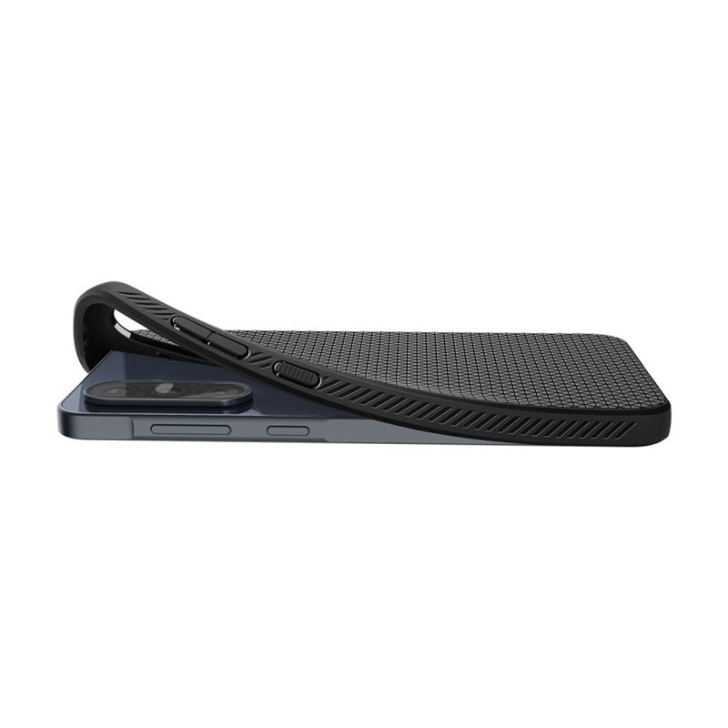 Spigen Liquid Air – dėklas, skirtas Samsung Galaxy A36 5G (matinis juodas)