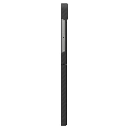 Spigen Airskin Aramid – Dėklas, skirtas Samsung Galaxy Z Flip 7 (juodas)