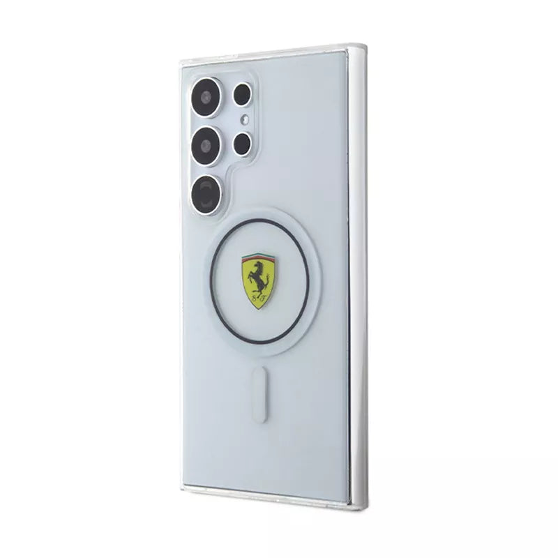 Ferrari IML Transp Inner Circle Line MagSafe – Samsung Galaxy S24 Ultra dėklas (skaidrus)