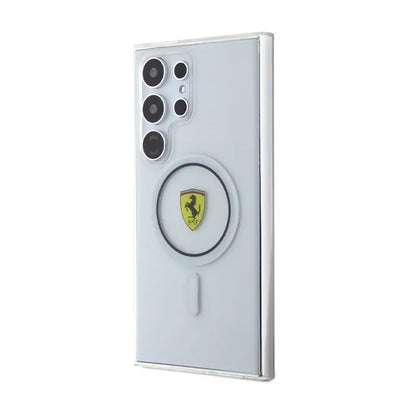 Ferrari IML Transp Inner Circle Line MagSafe – Samsung Galaxy S24 Ultra dėklas (skaidrus)
