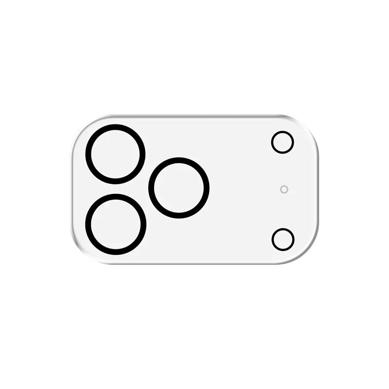 3mk Objektyvo apsauginis stiklas Pro pilnas padengimas iPhone 17 Pro