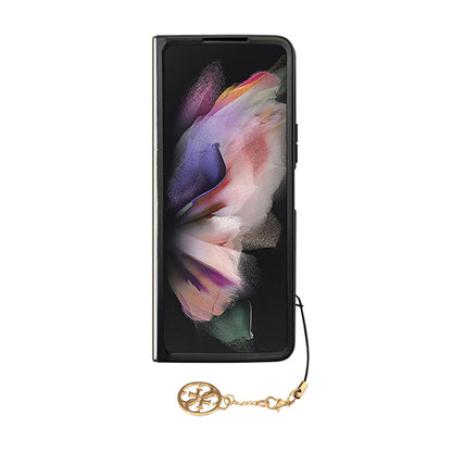 Guess 4G Charms kolekcija – „Samsung Galaxy Z Fold 5“ dėklas (pilka)