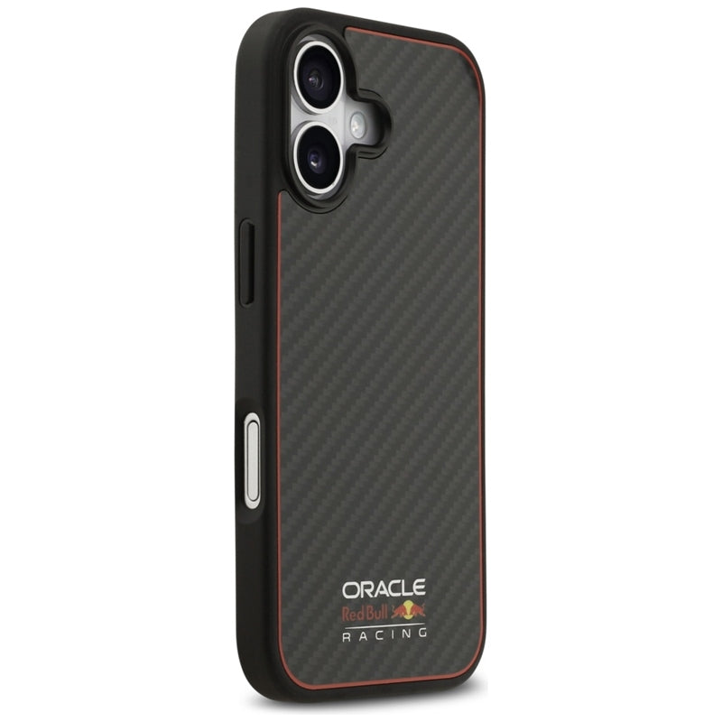 Red Bull Kevlar Logo Matt MagSafe - iPhone 17 dėklas (juodas)