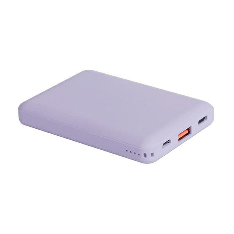 UNIQ Fuele Mini – nešiojama baterija 8000 mAh USB-C 18W Power Delivery (Levandų)