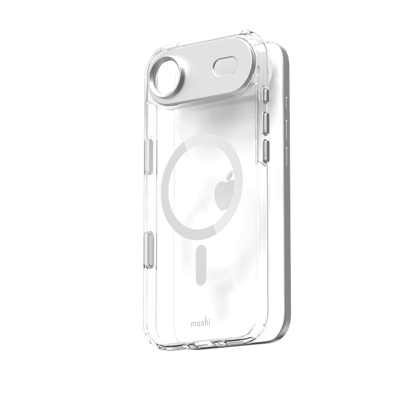 Moshi iGlaze MagSafe dėklas iPhone Air (Luna Silver)