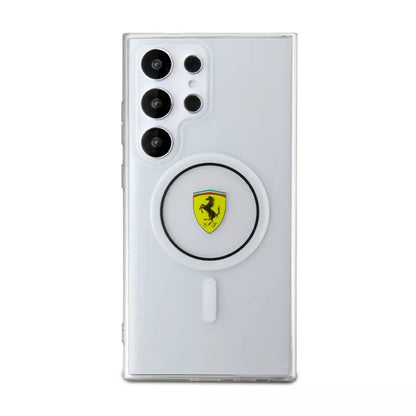 Ferrari IML Transp Inner Circle Line MagSafe – Samsung Galaxy S24 Ultra dėklas (skaidrus)