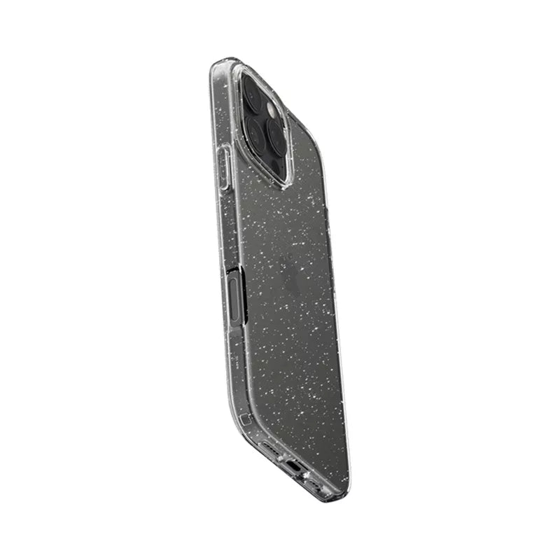 Spigen Liquid Crystal Glitter – dėklas, skirtas iPhone 16 Pro Max (skaidrus)