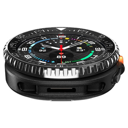 Spigen Bezel Tune Pro Diver - Dėklas / Apsauginis rėmelis, skirtas Samsung Galaxy Watch 8 Classic 46 mm (Sidabrinis)