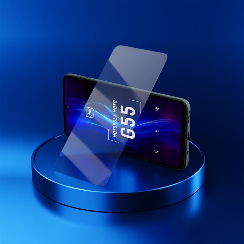 3mk HardGlass - grūdintas stiklas, skirtas Motorola Moto G55 5G