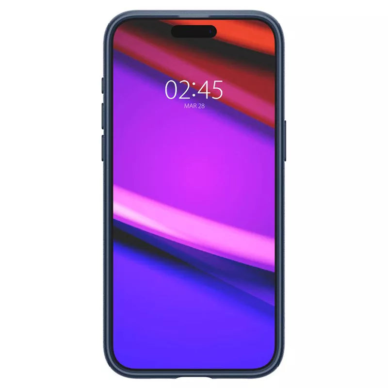 Spigen Mag Armor Magsafe – dėklas, skirtas iPhone 15 Pro Max (tamsiai mėlyna)