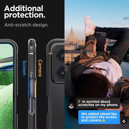 Spigen Rugged Armor – Dėklas, skirtas Xiaomi Redmi Note 12 5G / POCO X5 5G (juodas)