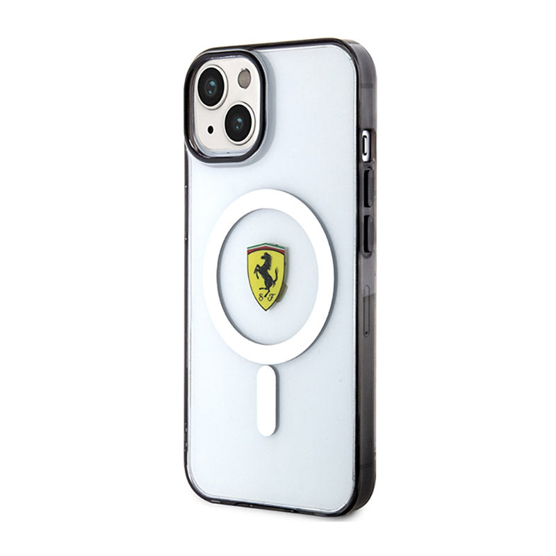 Ferrari Outline Magsafe – dėklas, skirtas „iPhone 14“ (skaidrus)