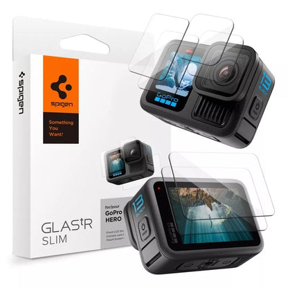 Spigen Glas.TR Slim 2-Set - Grūdintas stiklas, skirtas GoPro Hero 13 (2 rinkiniai)