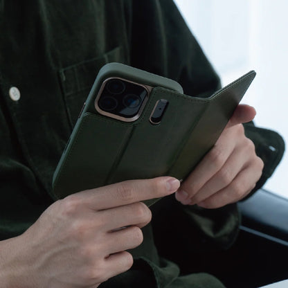 Moshi Overture MagSafe - Odininis 3-in-1 atverčiamas dėklas iPhone 17 Pro (Misty Coral)