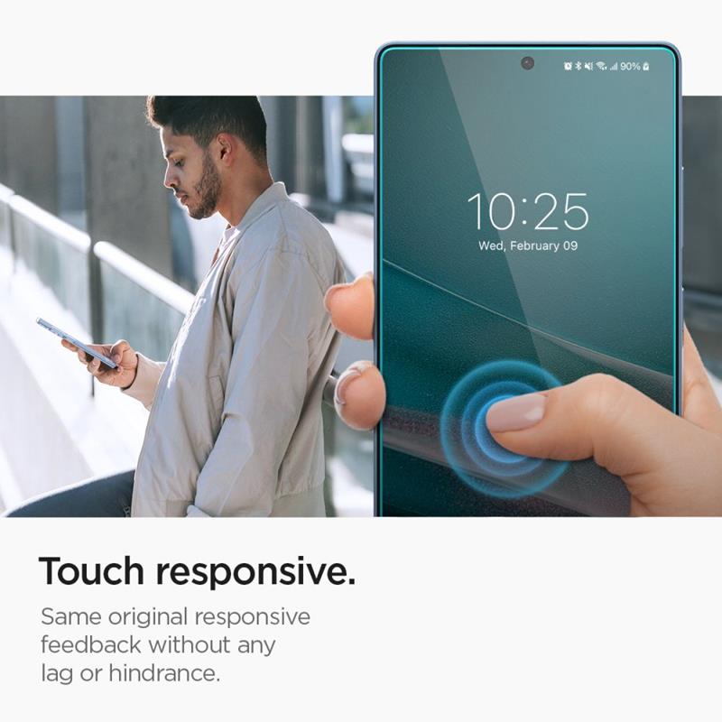 Spigen Glas.TR EZ Fit 2 vnt. – grūdintas stiklas, skirtas „Samsung Galaxy S25 Ultra“ (2 vnt.)