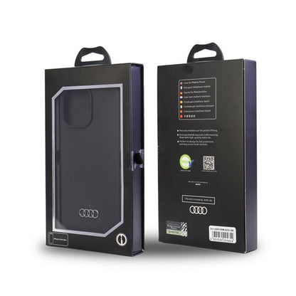 Audi silikoninis dėklas – dėklas, skirtas iPhone 13 Pro Max (Juoda)