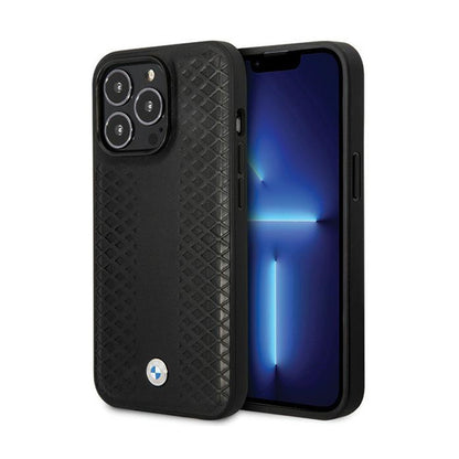 BMW odrė od Diamond Pattern – dklas iPhone 14 Pro (Juoda)