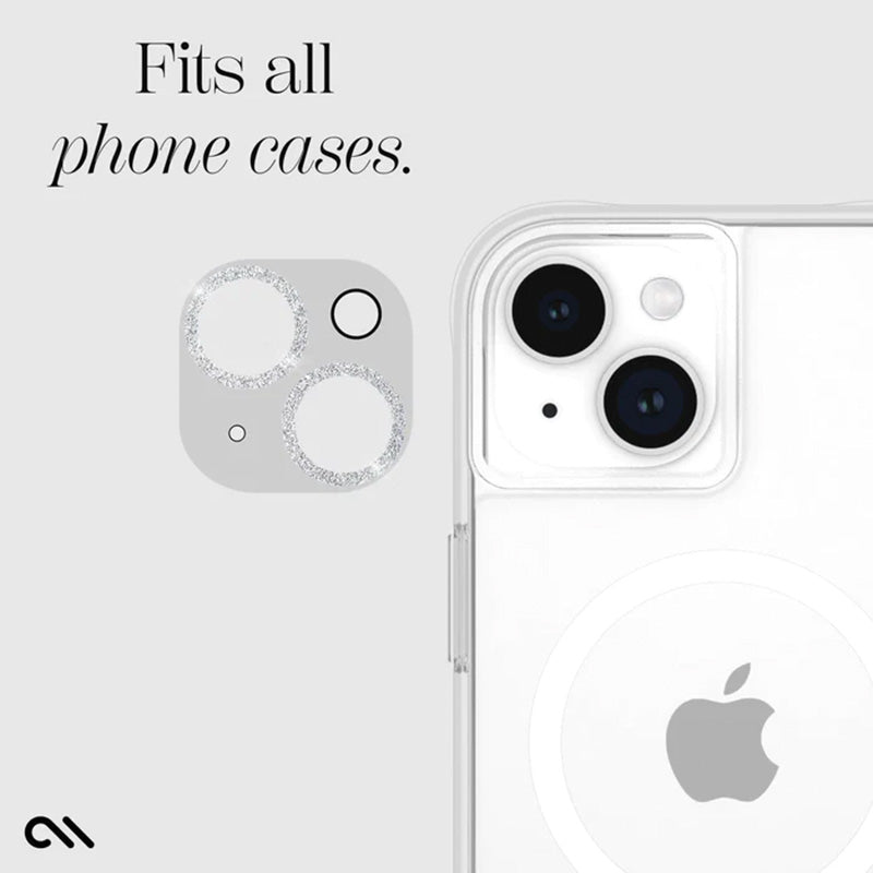 Case-Mate Sparkle lęšių apsauga – apsauginis stiklas iPhone 15 / iPhone 15 Plus kamerai (Twinkle)