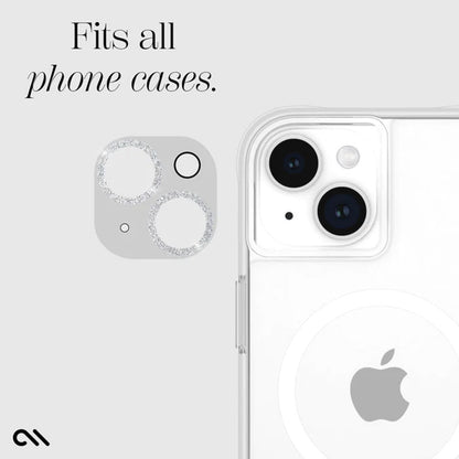 Case-Mate Sparkle lęšių apsauga – apsauginis stiklas iPhone 15 / iPhone 15 Plus kamerai (Twinkle)