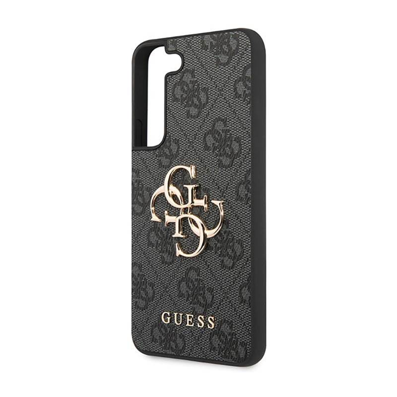 Guess 4G Big Metal Logo – Dėklas Samsung Galaxy S23 (pilkas)