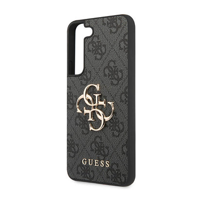 Guess 4G Big Metal Logo – Dėklas Samsung Galaxy S23 (pilkas)