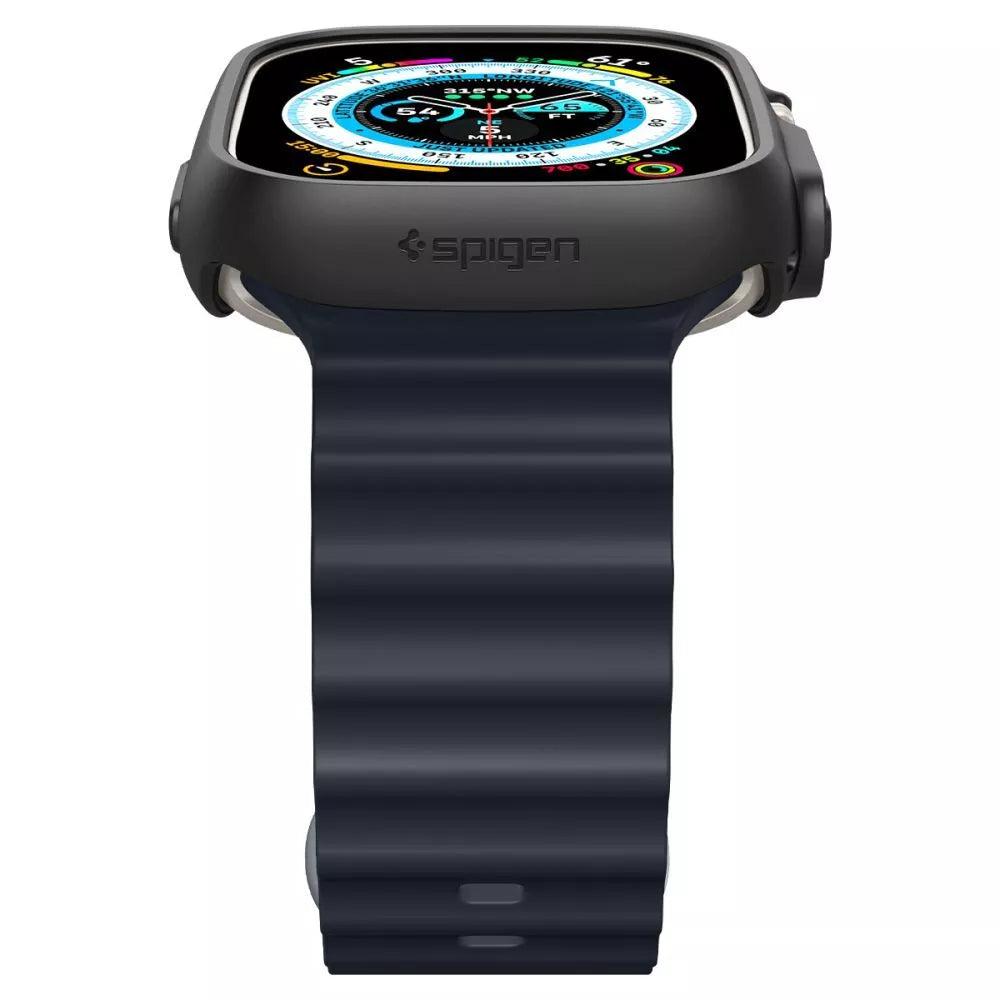 Spigen Thin Fit – dėklas skirtas „Apple Watch Ultra 49 mm“ (juodas)