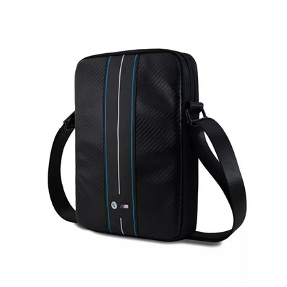 BMW Carbon Blue Stripes - 10" planšetinio kompiuterio dėklas (juodas)