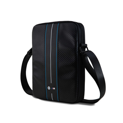 BMW Carbon Blue Stripes - 10" planšetinio kompiuterio dėklas (juodas)