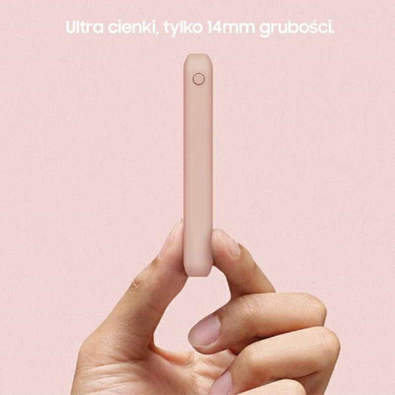 UNIQ Fuele Mini – nešiojama baterija 8000 mAh USB-C 18W Power Delivery (Levandų)