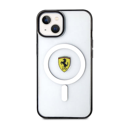 Ferrari Outline Magsafe – dėklas, skirtas „iPhone 14“ (skaidrus)