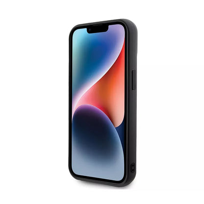 Guess Disco Metal Script - iPhone 14 dėklas (juodas)