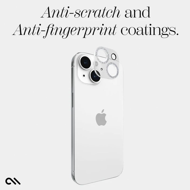 Case-Mate Sparkle lęšių apsauga – apsauginis stiklas iPhone 15 / iPhone 15 Plus kamerai (Twinkle)