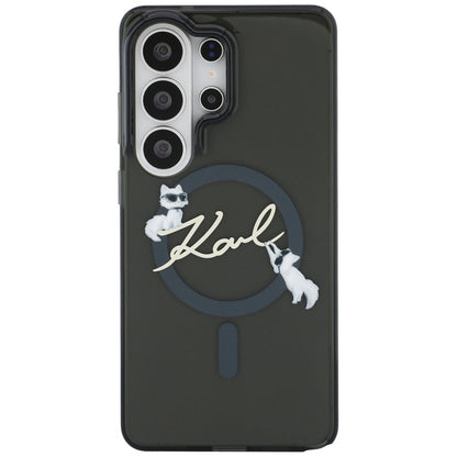 Karl Lagerfeld IML KC Script MagSafe - Samsung Galaxy S26 Ultra dėklas (juodas)