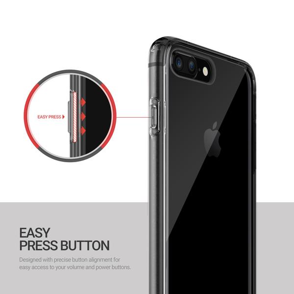 Obliq Naked Shield - dėklas skirtas iPhone 7 Plus (dūminė juoda)