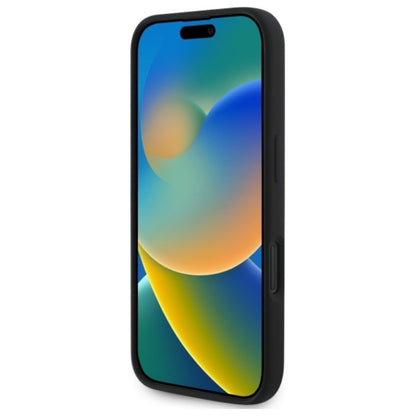 Karl Lagerfeld Silicone Choupette Head Print MagSafe - dėklas iPhone 16 (juodas)