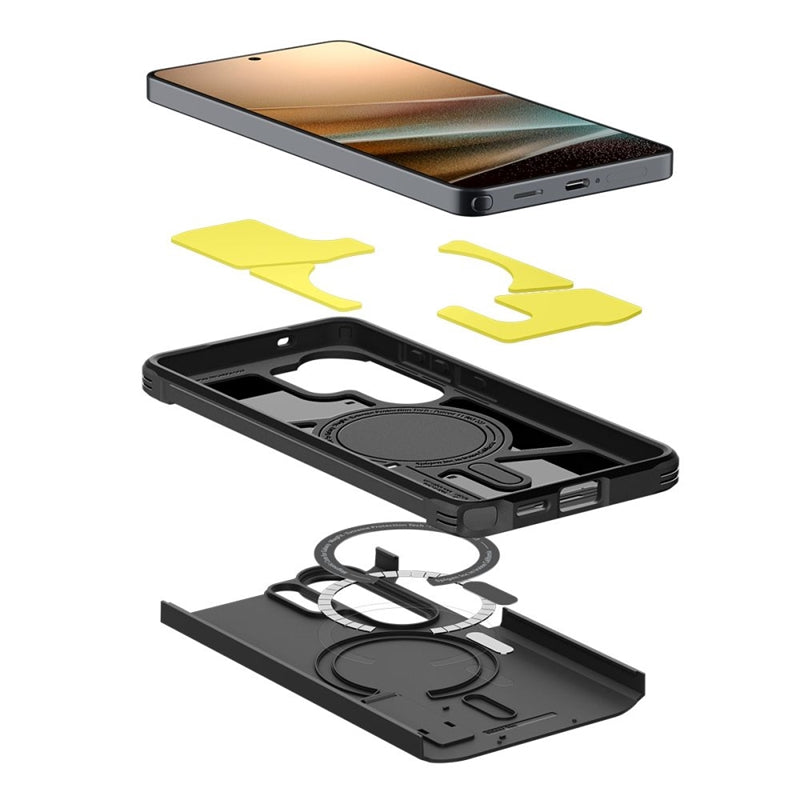 Spigen Tough Armor MagSafe dėklas Samsung Galaxy S26 Ultra (juodas)