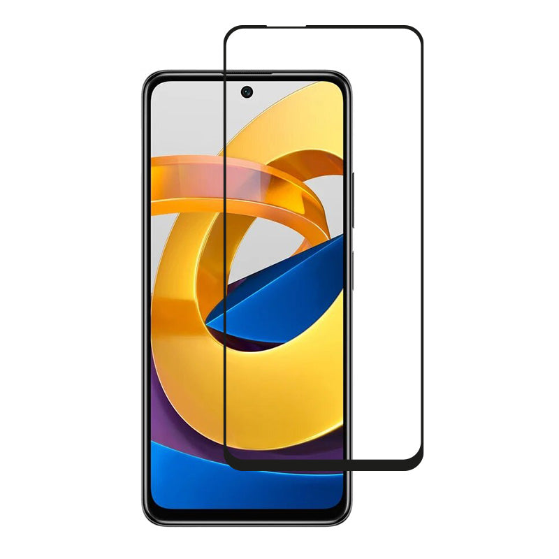 Crong 7D Nano Flexible Glass – pilną dangą apsaugantis hibridinis ekrano apsauga 9H POCO M4 Pro 5G