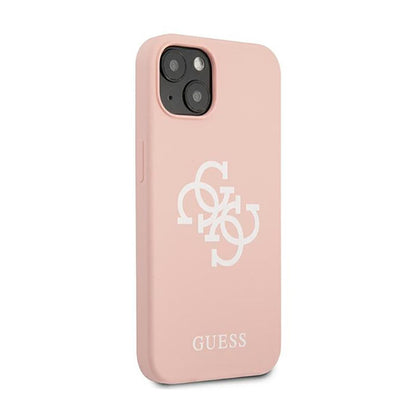 Guess 4G Big Metal Logo – dėklas „iPhone 13 mini“ (rudas)