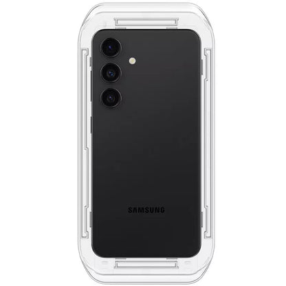 Spigen GLAS.TR EZ FIT 2-Pack – Grūdintas stiklas, skirtas Samsung Galaxy S25 / S24 (2 vnt.)